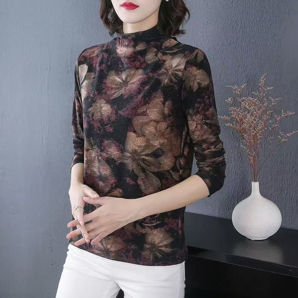 福利款Y51-Y65-Y66半高领女士德绒保暖长袖打底衫