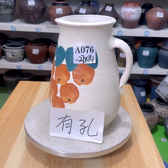 红陶手工制作工艺花盆