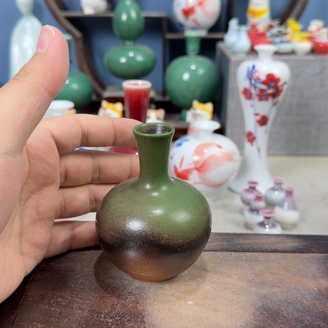 陶瓷手工小花器摆件