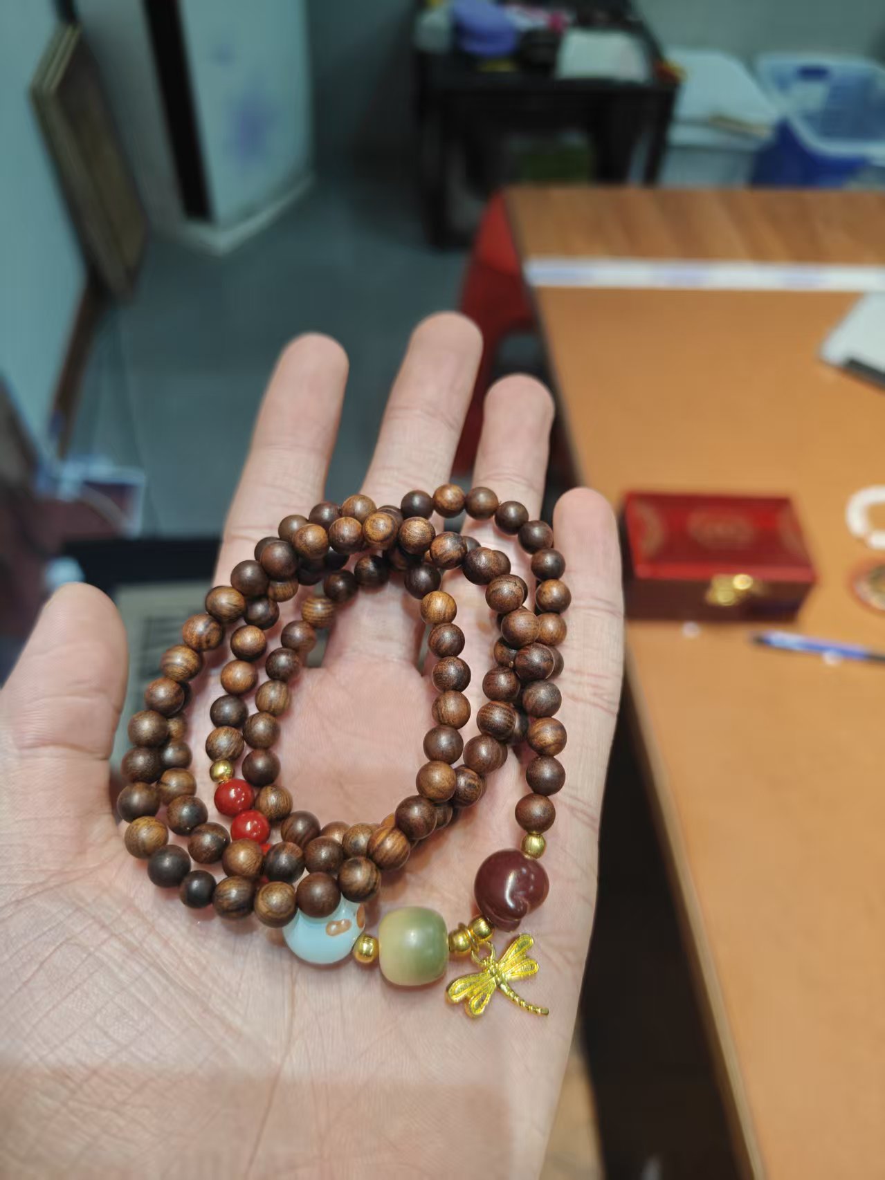 花梨多圈毛衣链无礼盒