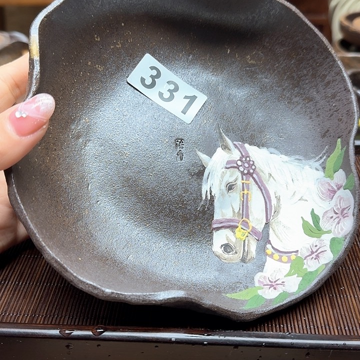 纯手工制作粗陶茶具