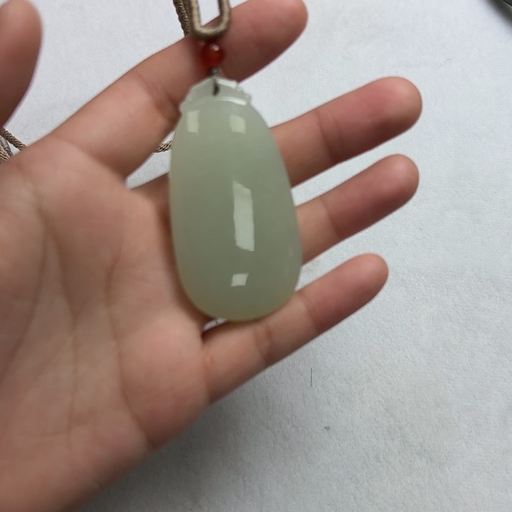 和田玉未镶嵌吊坠(不含链)