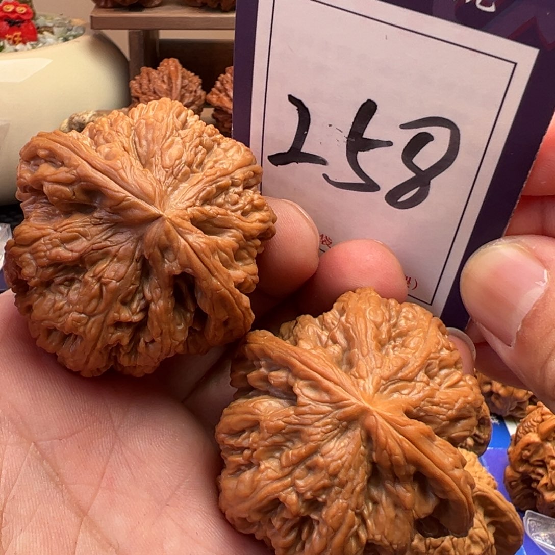 文玩核桃把件全品平谷大粗筋47尺寸258弓