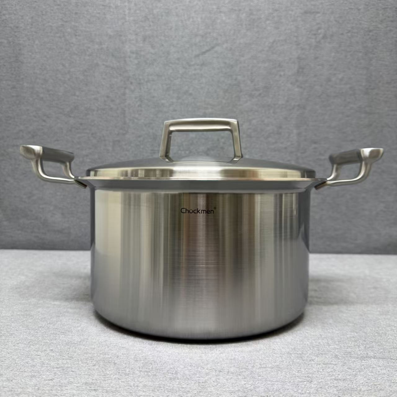 4-032 Chockmen 不锈钢夹铜双耳汤锅 24*14CM 重约3.34KG
