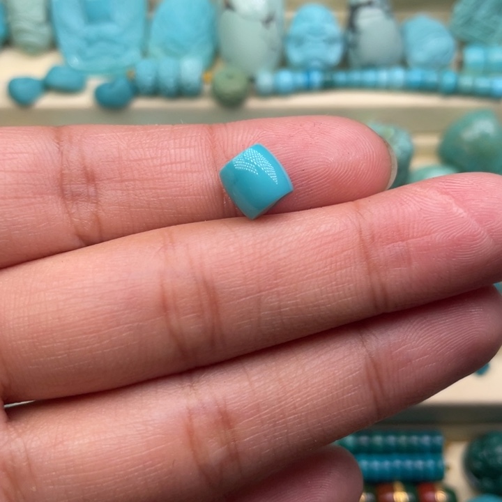 绿松石老型未镶嵌生**此