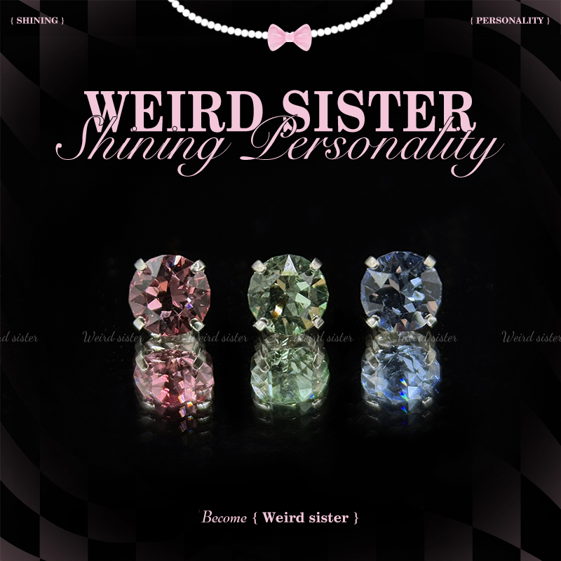 钛合金耳饰 【直播浮力专项】华子0.9牙钛合金耳钉内螺纹替换防过敏