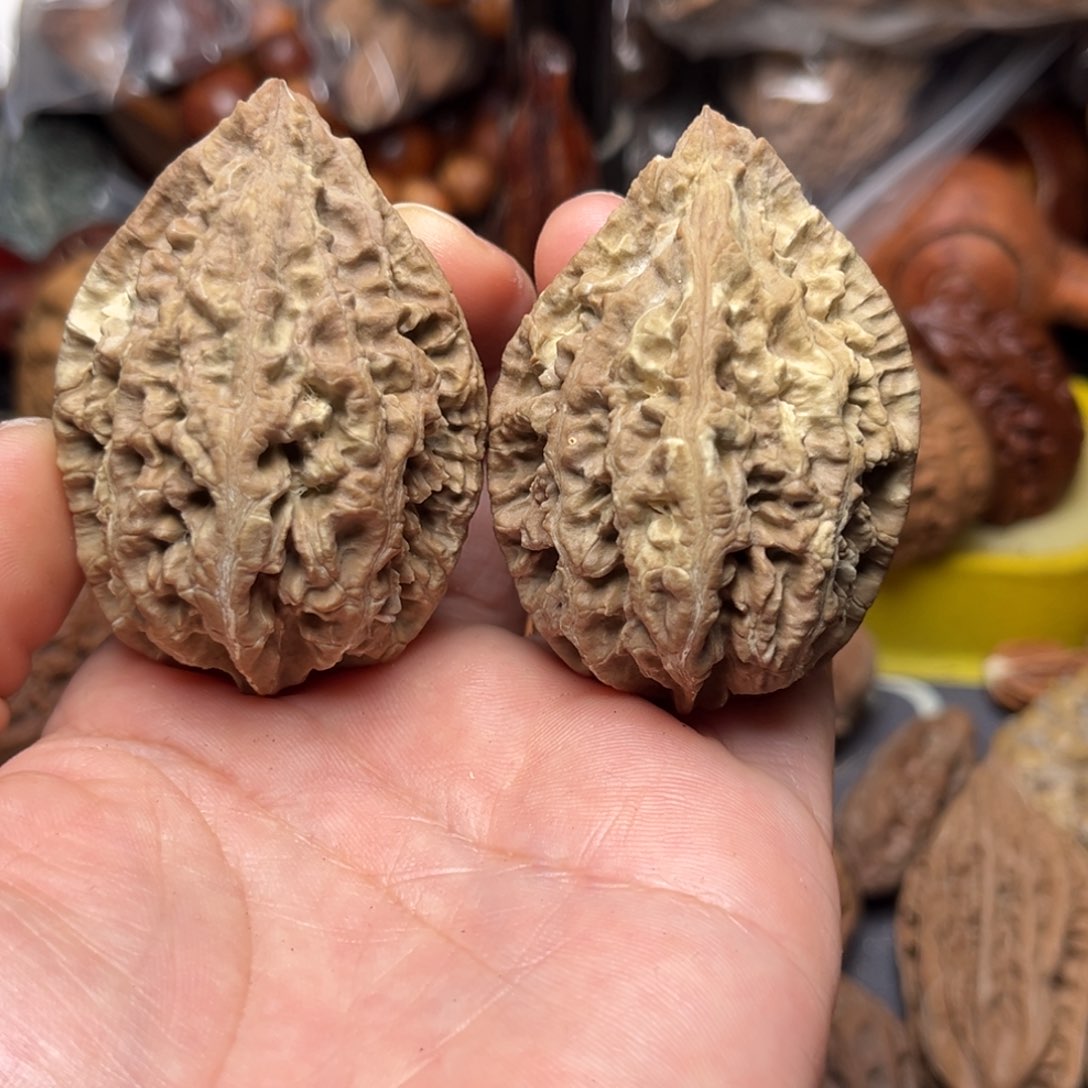 手串文玩核桃瑕疵虫12