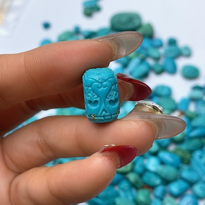 绿松石珠宝奇石未镶嵌