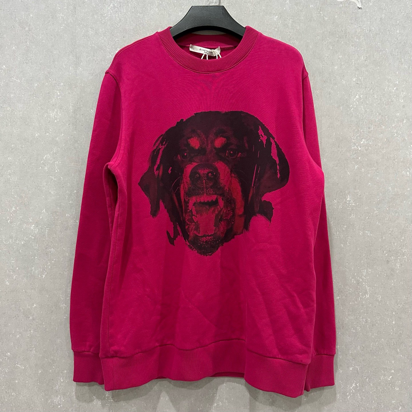 99新 Givenchy/纪梵希 狗头图案卫衣 XS码 006136
