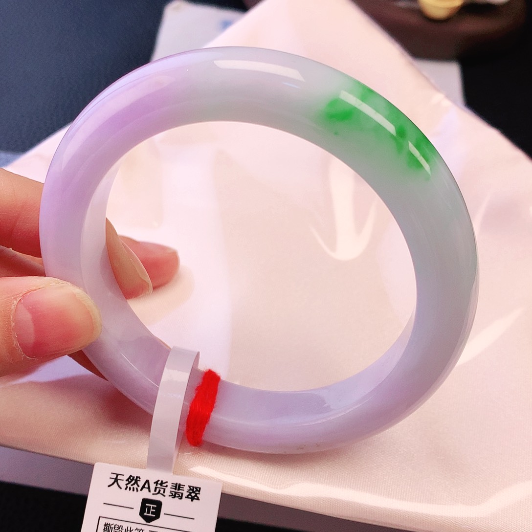 未镶嵌手镯翡翠越**好59+圈