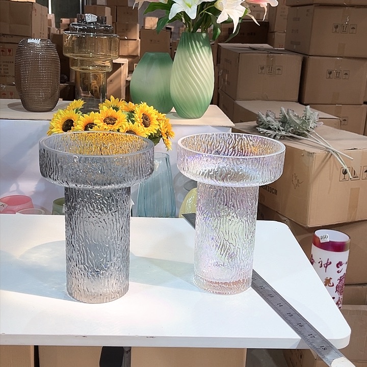 玻璃自选一个颜色备注，高21玻璃花瓶