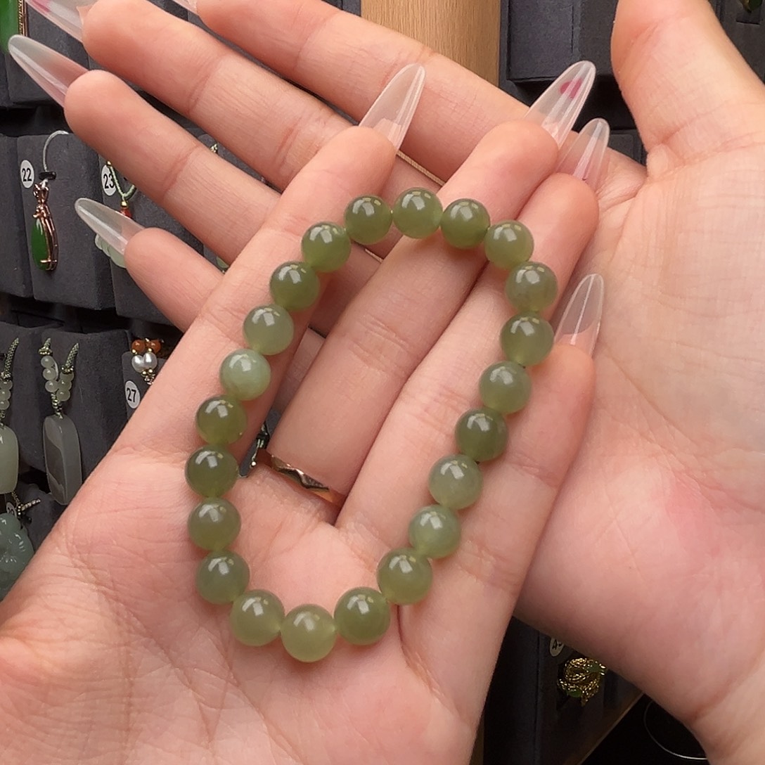 和田玉手链未镶嵌