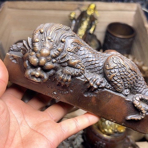 铜制工艺把玩摆件