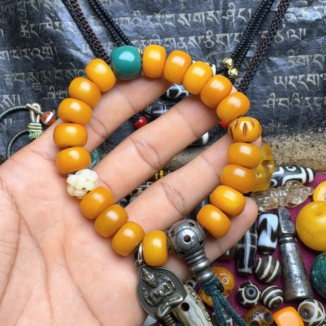 金刚菩提手串牦牛骨