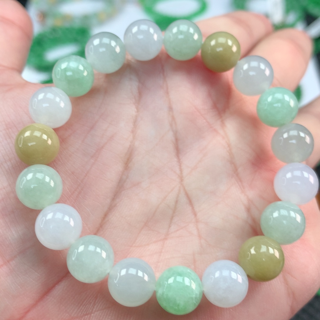 翡翠手链未镶嵌翡翠