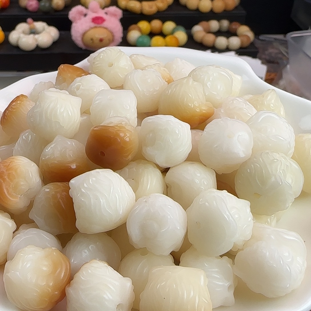 吊坠菩提根/象牙果瑕疵卡16/17白月光醒狮20颗不挑瑕