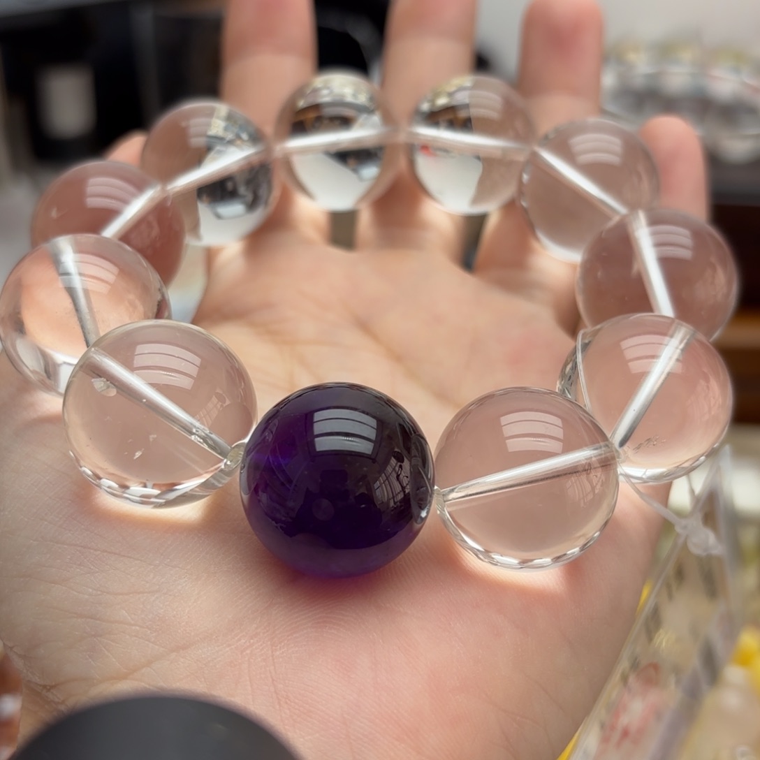 未镶嵌手链水晶手串