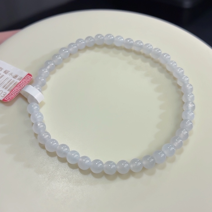 翡翠未镶嵌手链白月光卡4.3