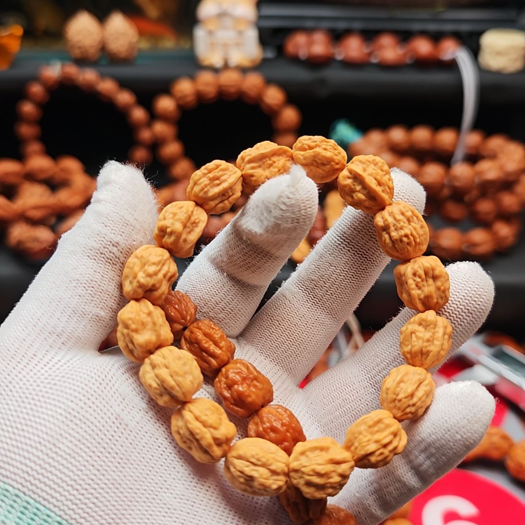 文玩核桃手串嵩山蛤蟆头手串金蟾蛤蟆头手持