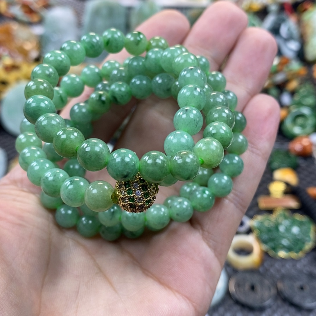 翡翠未镶嵌手链翡翠