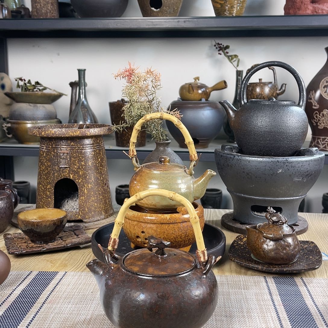 壶紫砂粗陶实用茶壶