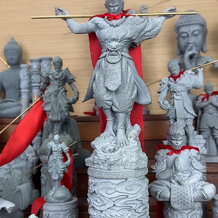 石材大号王者归来祥云柱