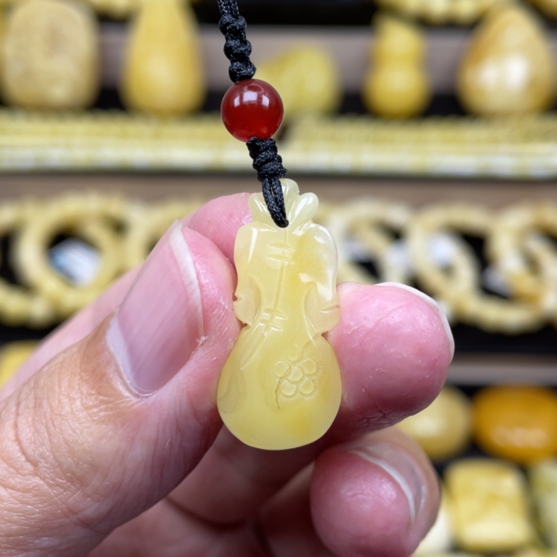 琥珀裸石未镶嵌琥珀蜜蜡