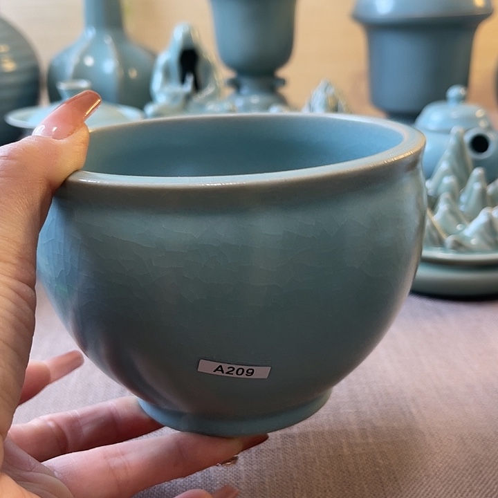 瓷片风水缸一一一一一瑕