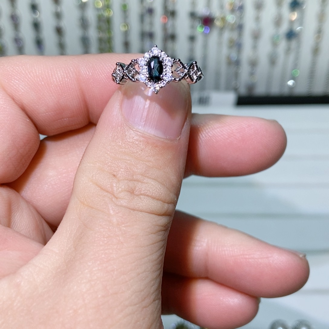 紫晶珠宝半成品银S925镶嵌