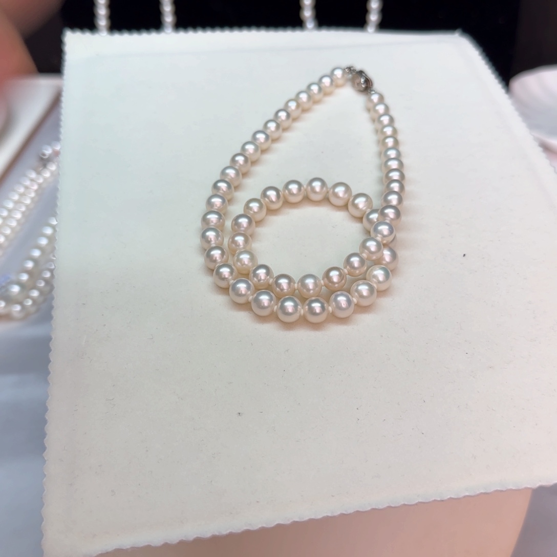 【闪购商品】淡水珍珠项链银S925镶嵌