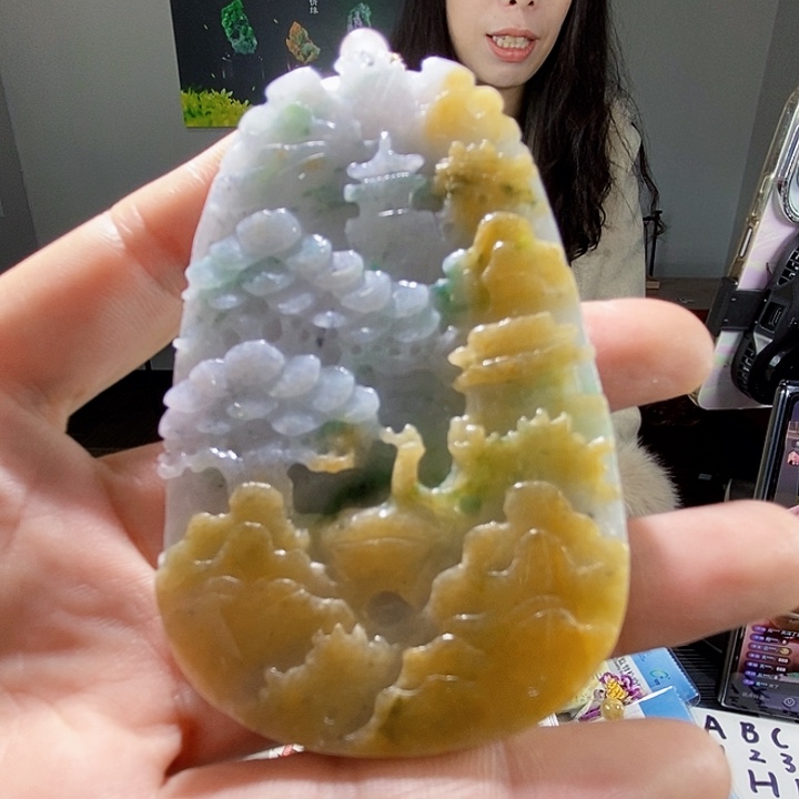 颈饰未镶嵌翡翠一