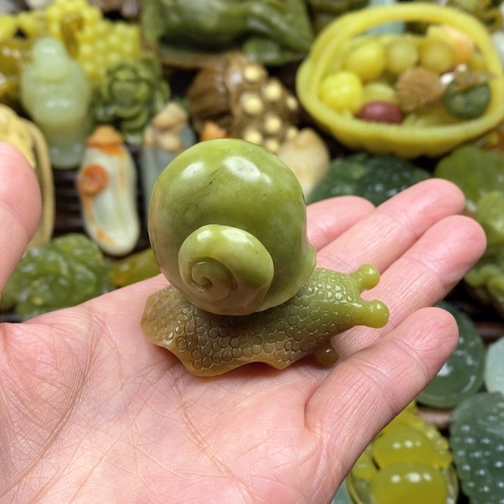 蛇纹石玉手把未镶嵌