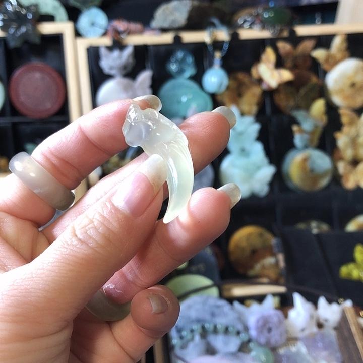 岫玉未镶嵌岫玉挂件