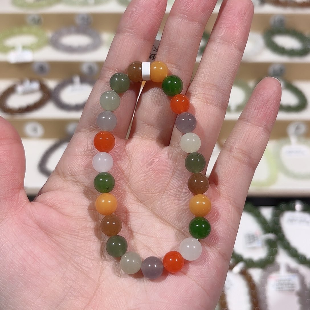 和田玉手链未镶嵌a