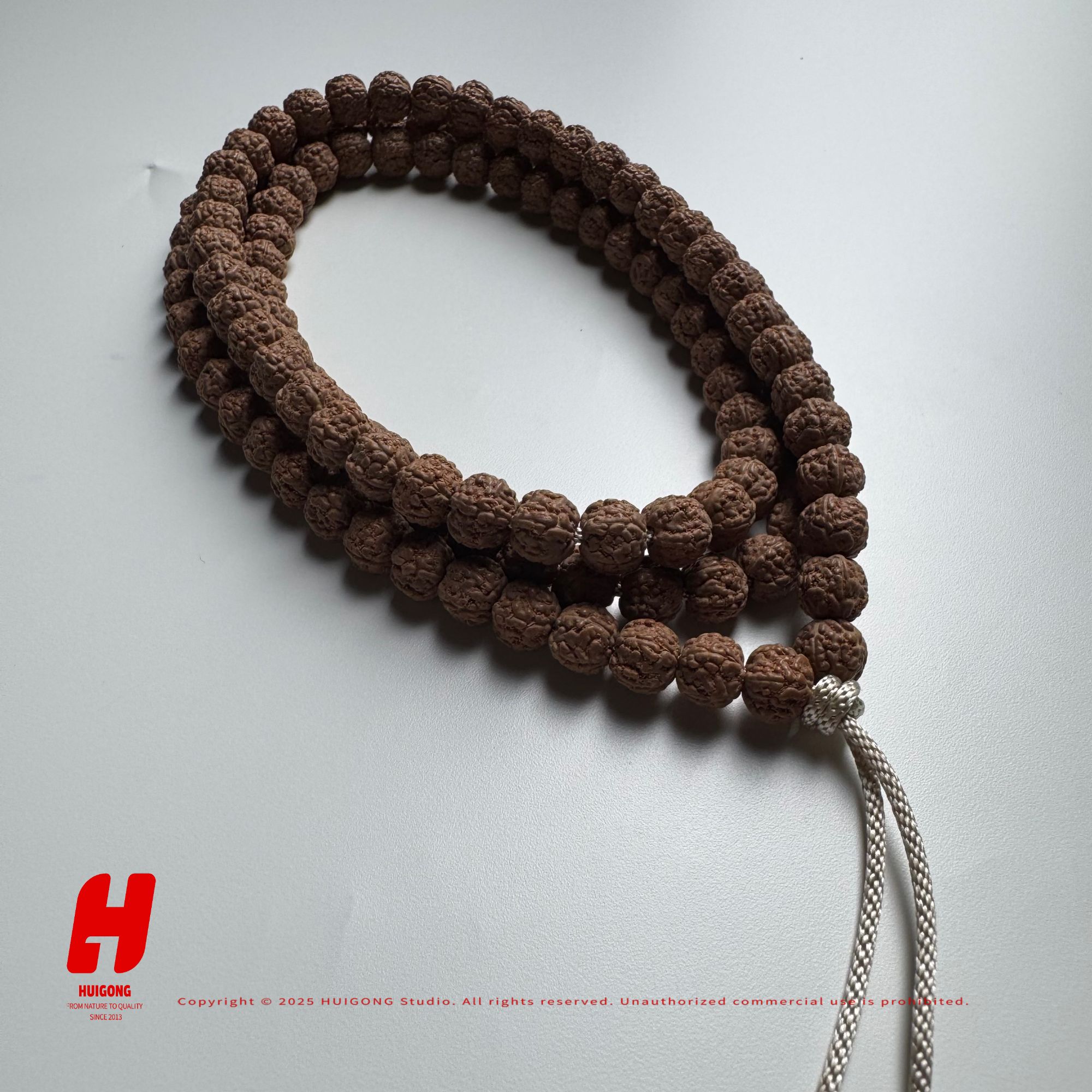 【薈供】金刚菩提 原桩闷墩龙108长串（五爪）【039】