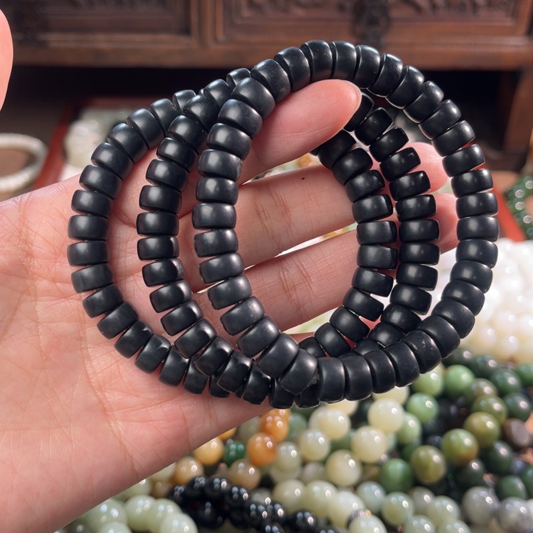 和田玉未镶嵌手链多样性拍一发一