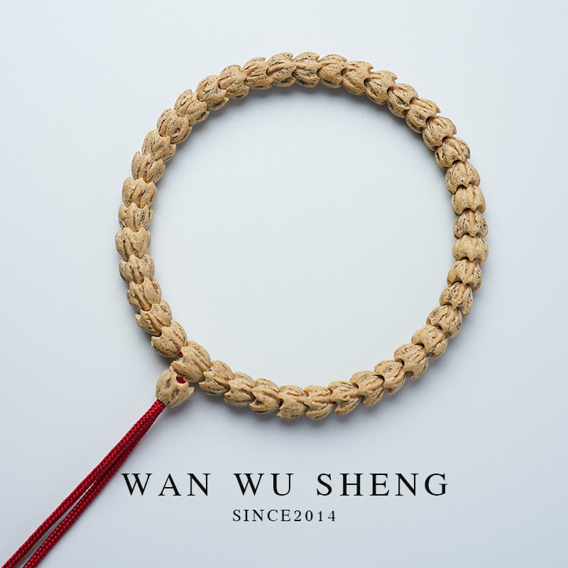 【蟠龙手串】热振收藏级龙爪柏香籽榫卯工艺原皮原色西藏手串念珠