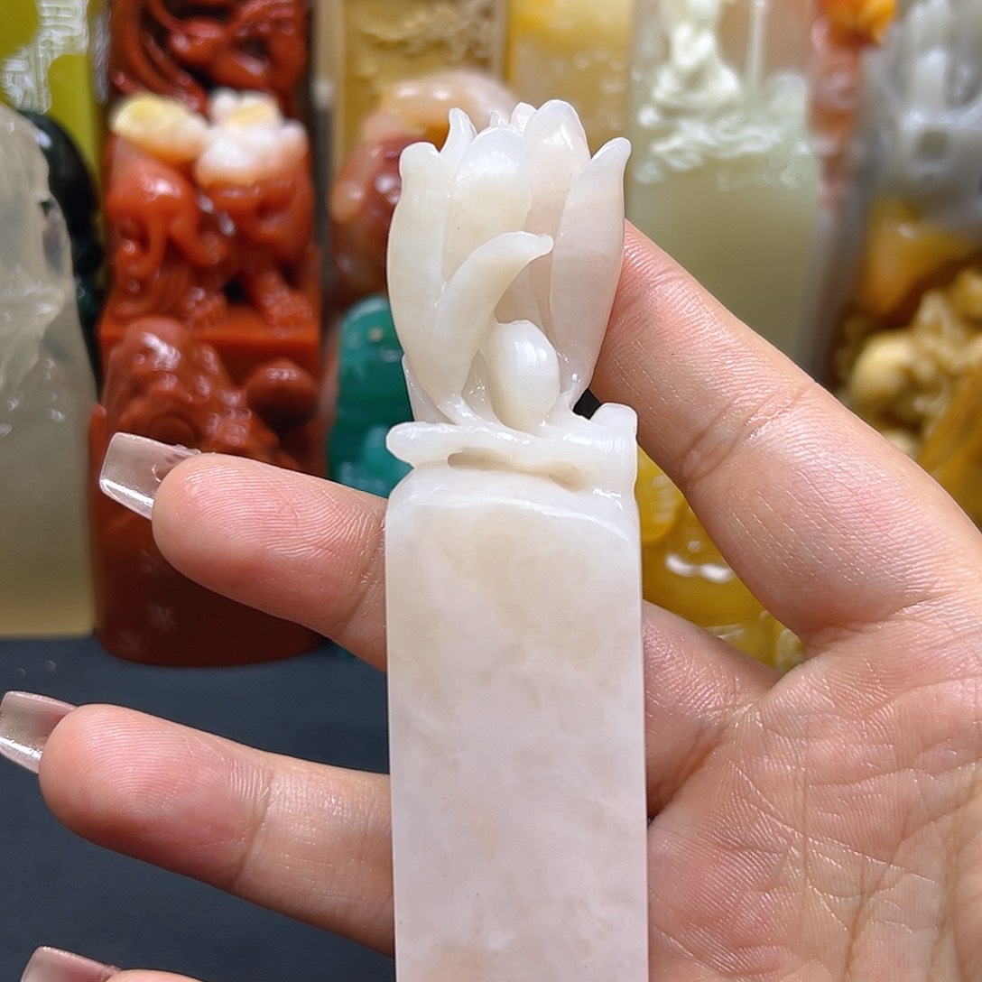 寿山石无*印章雕和工艺