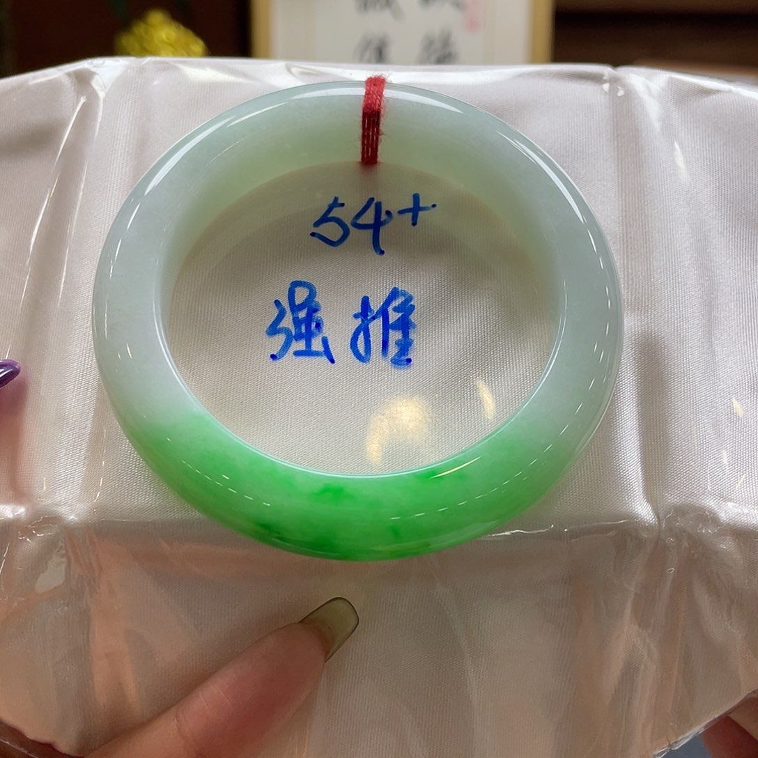 翡翠未镶嵌手镯19 号链接