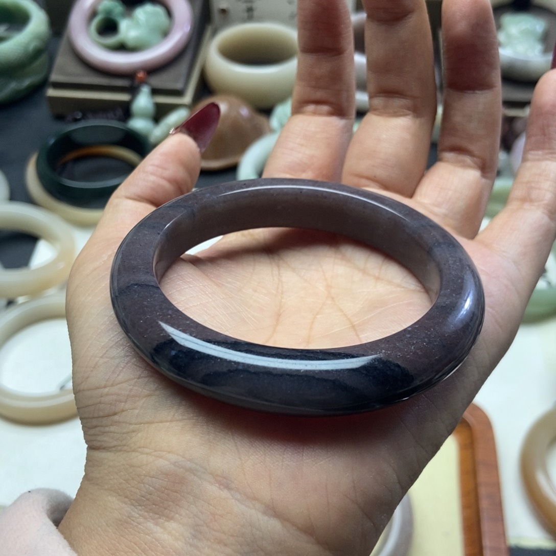 石英质玉手镯未镶嵌平**福