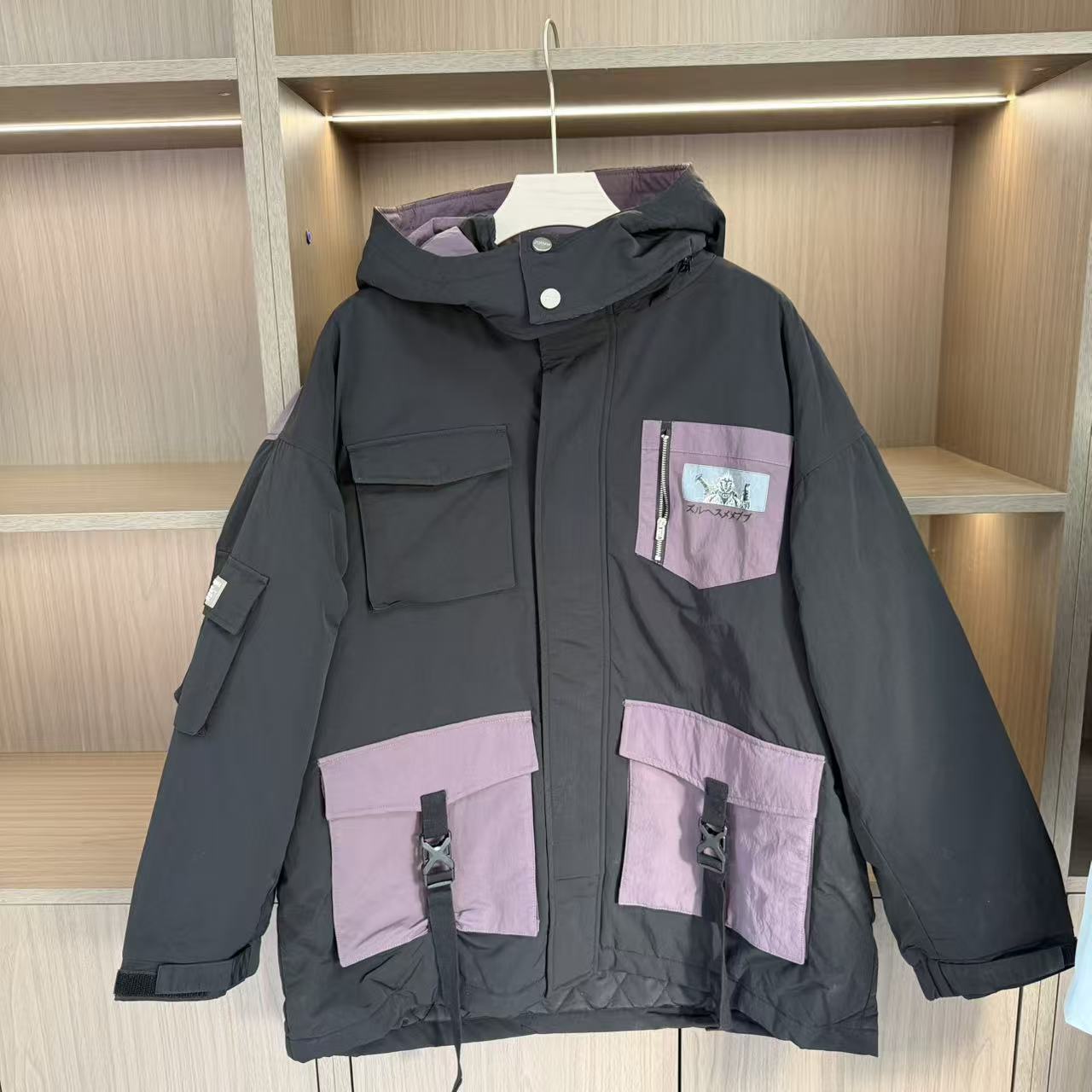 冬季男女同款经典多口袋棉服DBCS0MF3529