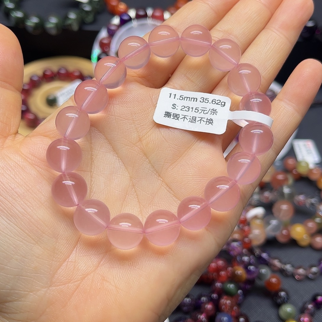 水晶手链未镶嵌天然水晶