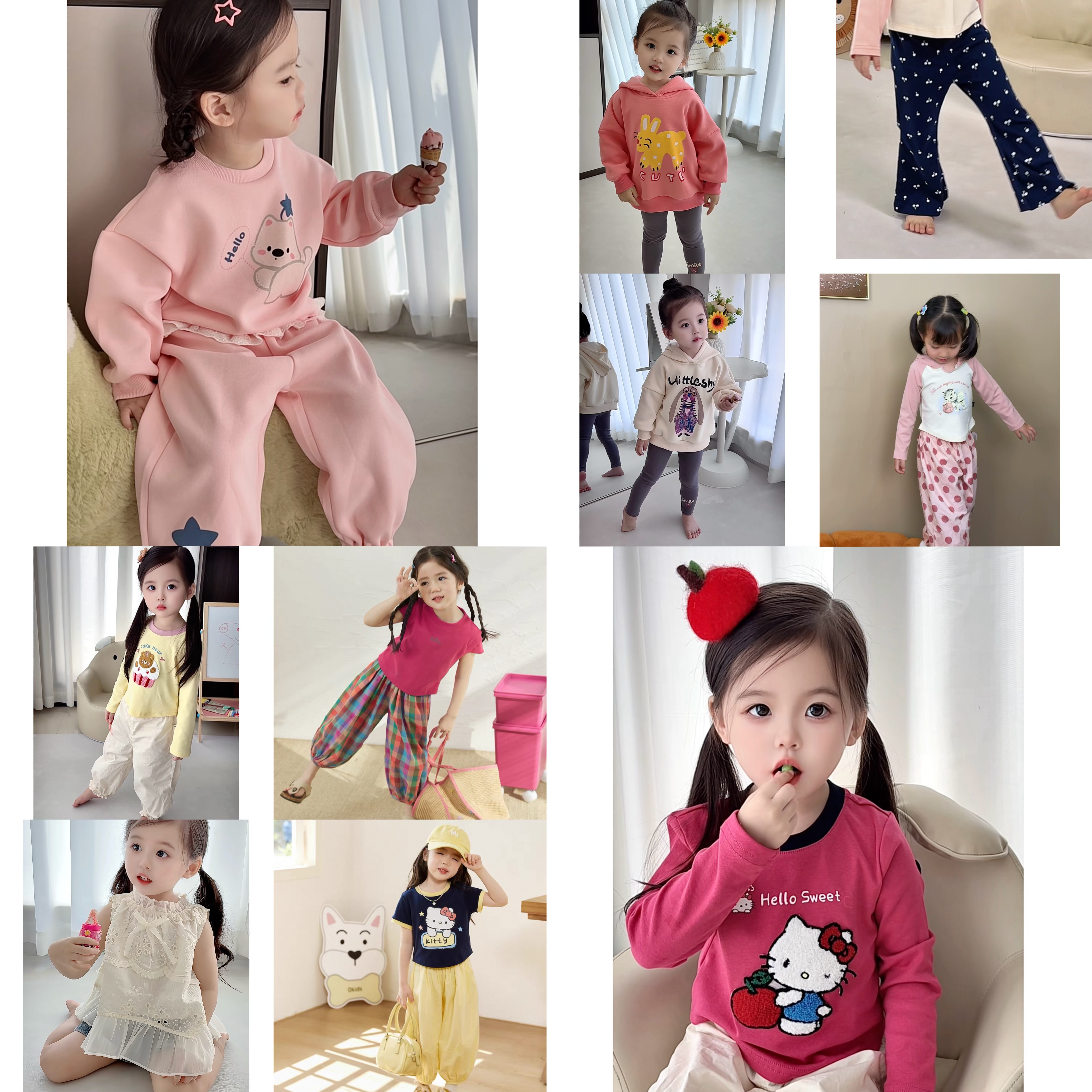 童装衣服裤子短袖卫衣福袋  随机默认尺码颜色