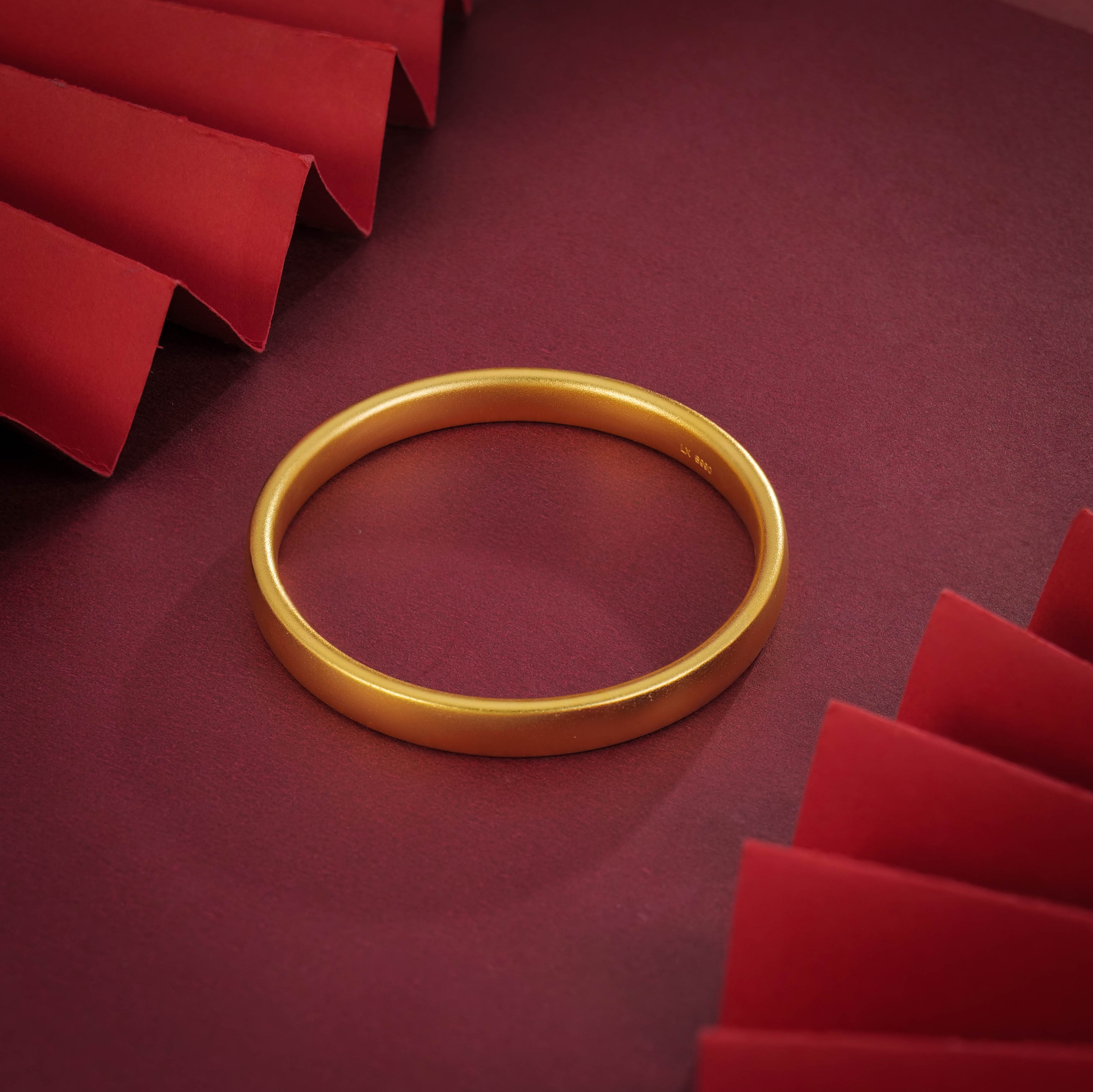 足银手镯 足银手镯 轮胎镯卡10mm左右百搭时尚古法