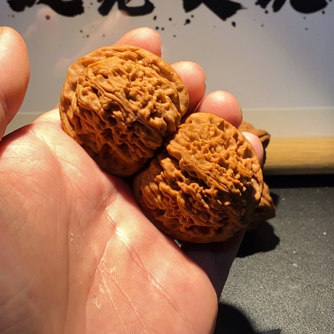 朝***青核桃手串/手链南疆石39