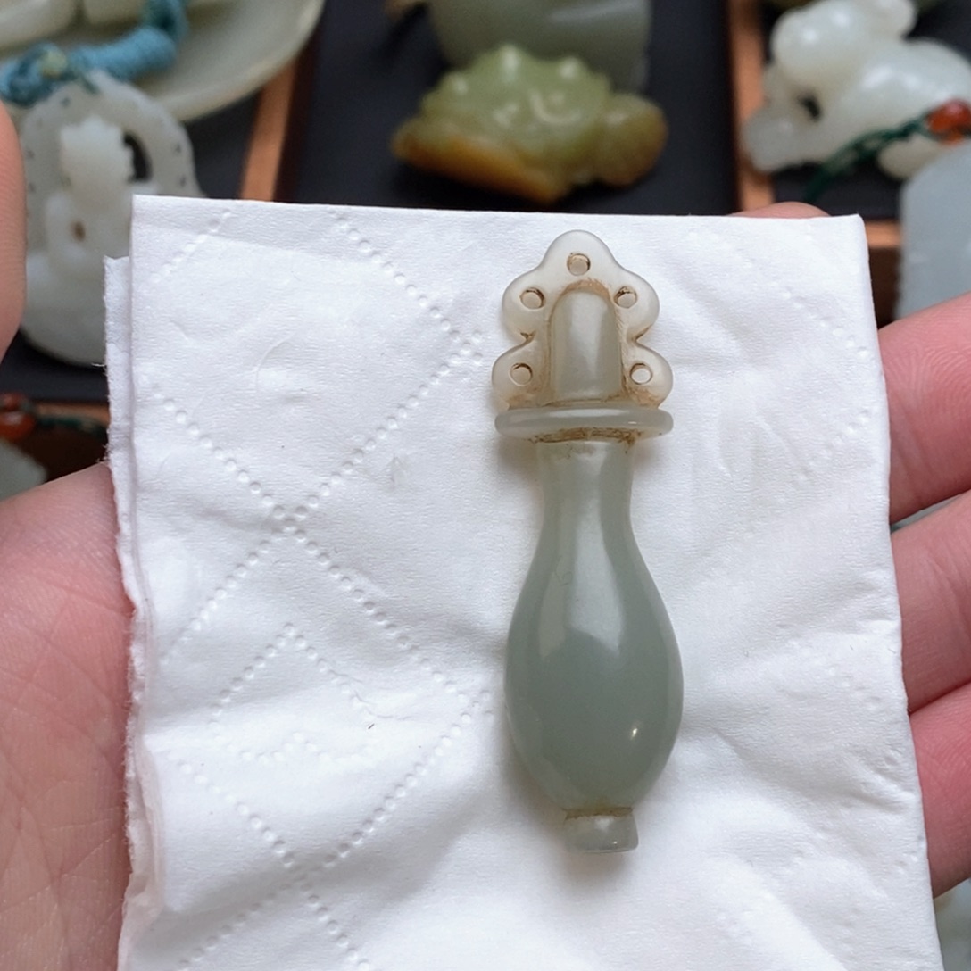 和田玉挂件未镶嵌平****