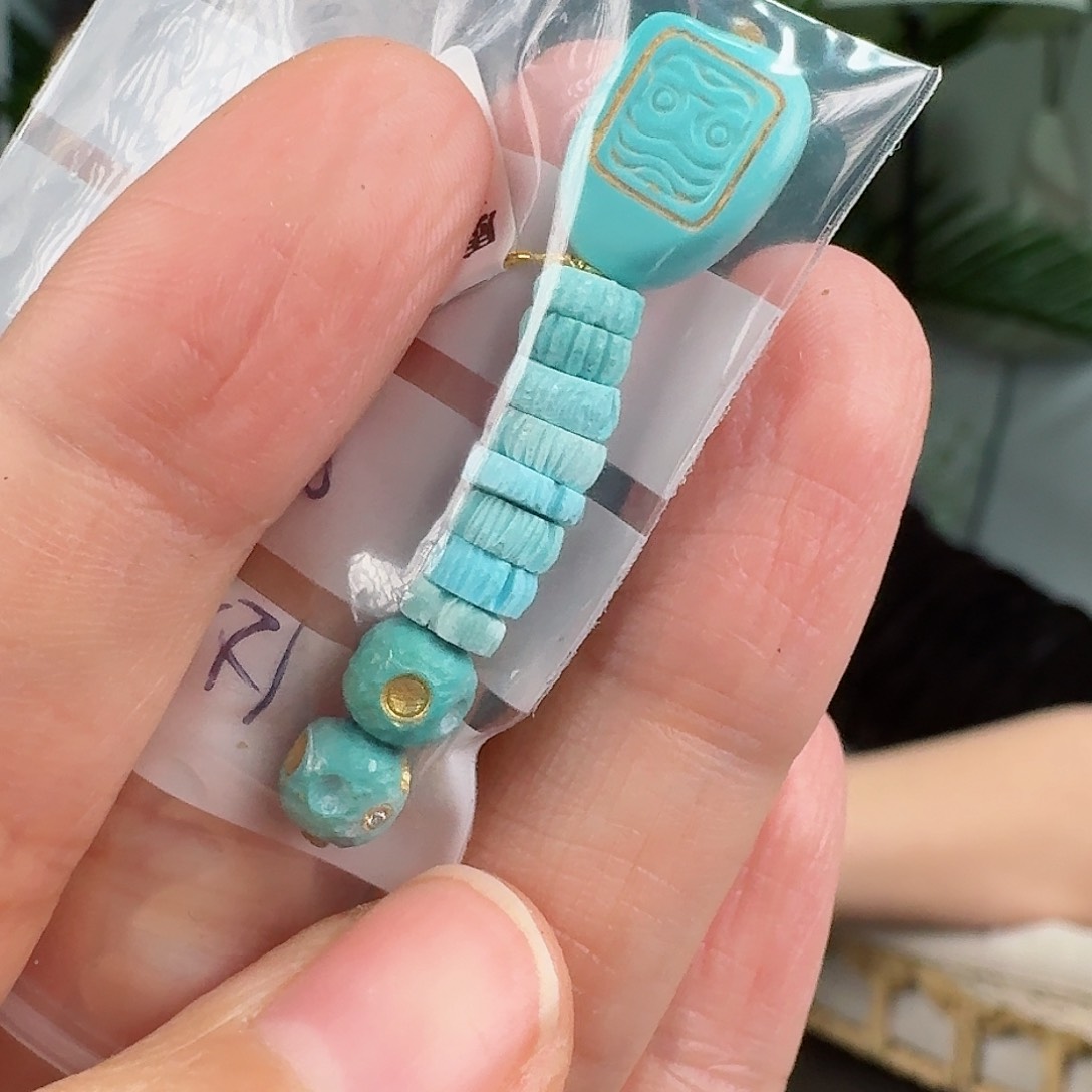 绿松石珠宝奇石未镶嵌