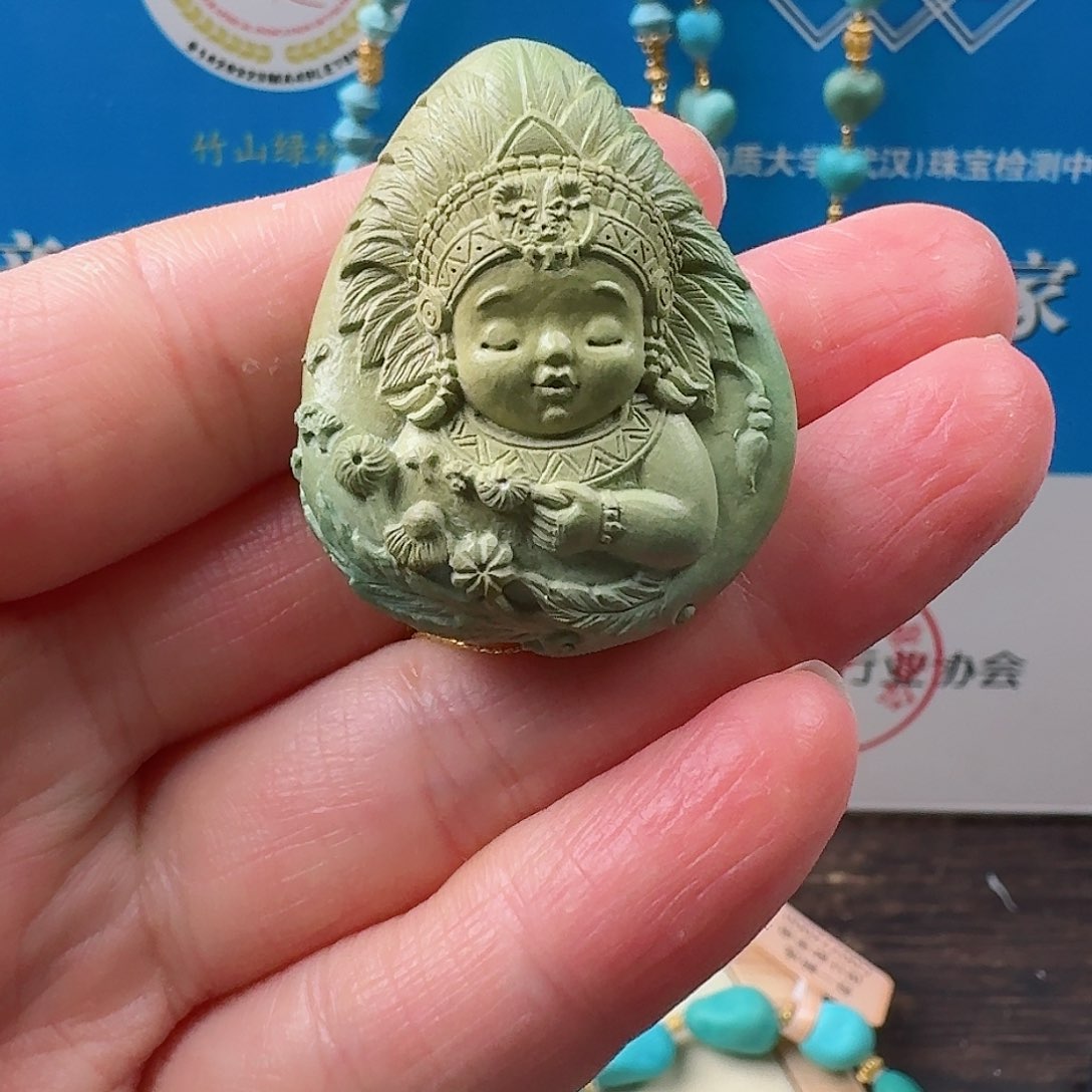 绿松石珠宝奇石未镶嵌