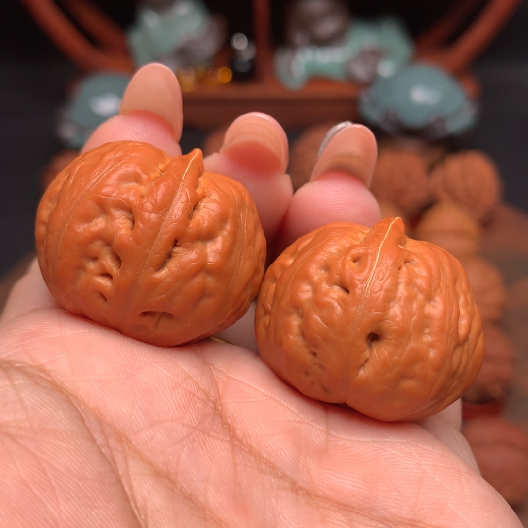 把件文玩核桃樱桃小丸子