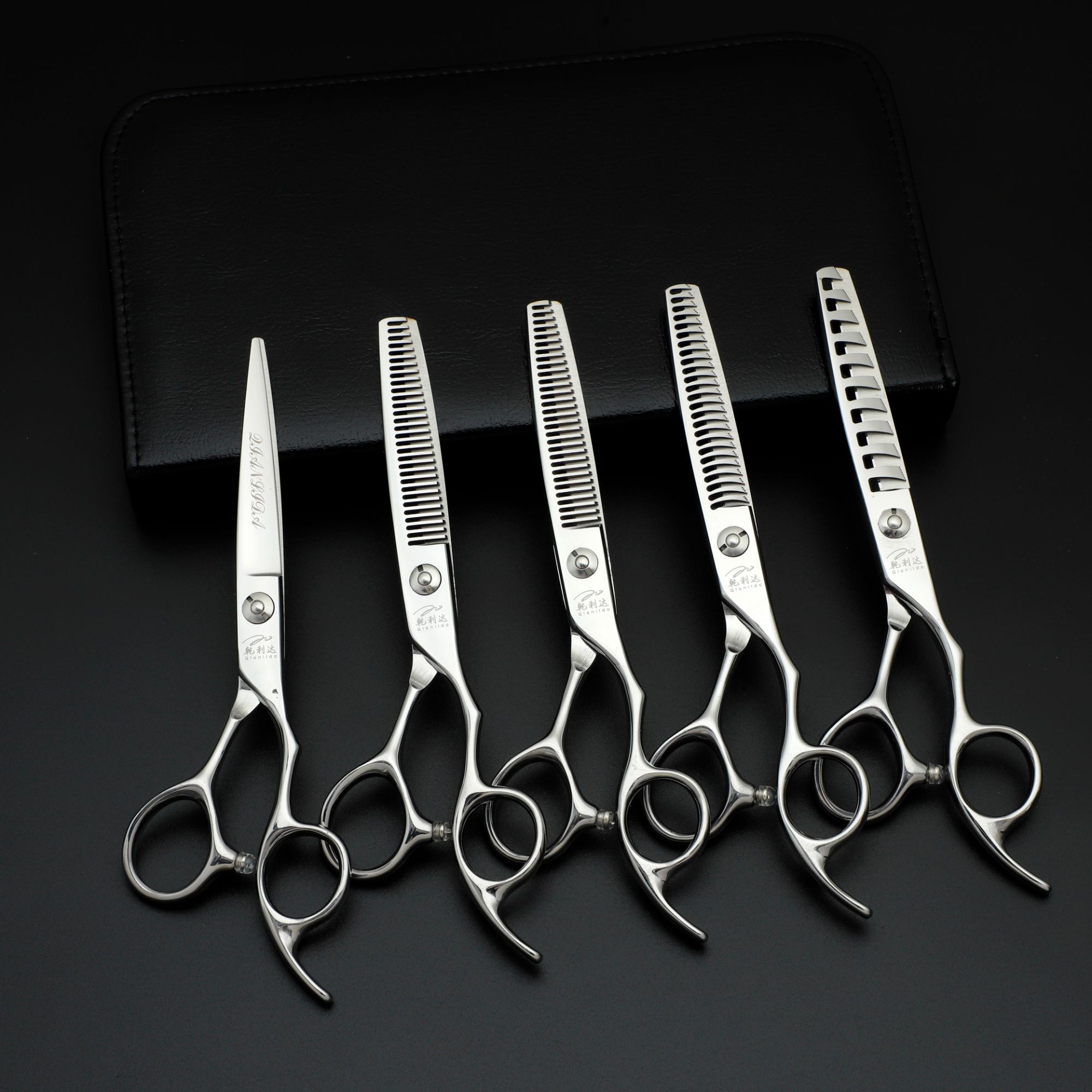 两个人教剪发专用高级剪刀打薄调色快剪专用美发师专用发廊理发店